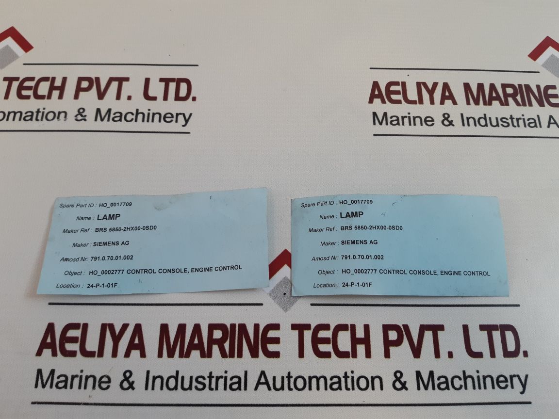 Siemens Brs 5850-2Hx00-0Sd0 Lamp