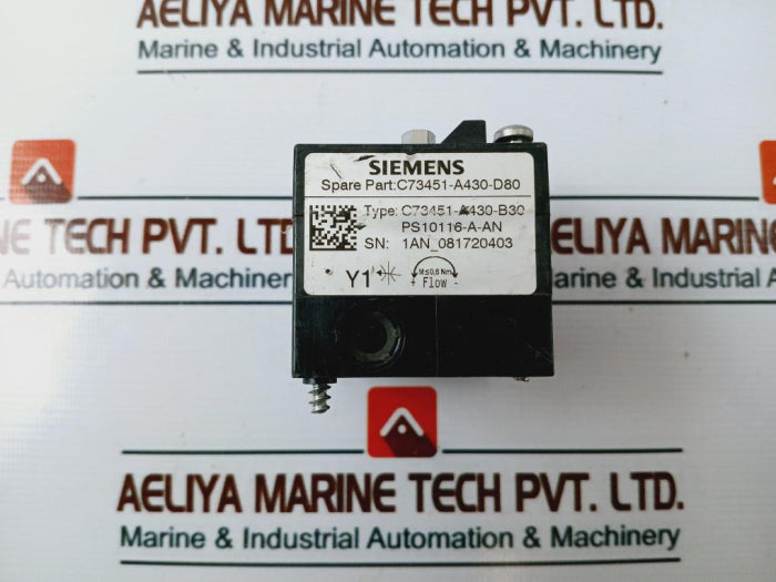 Siemens C73451-a430-d80 Pneumatic Block