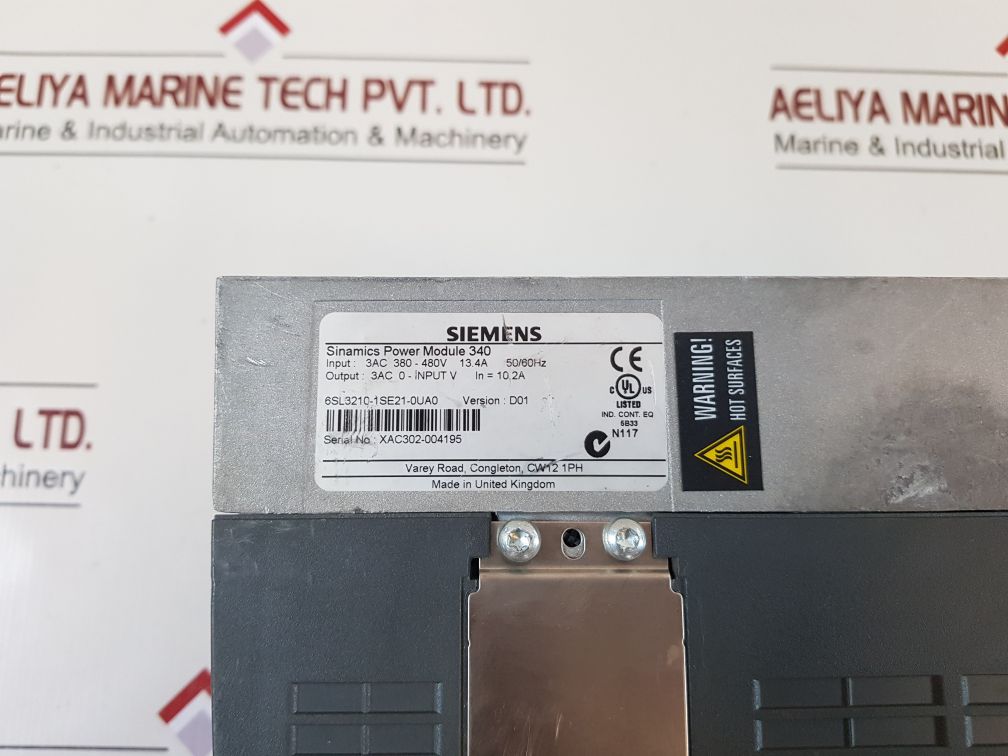 Siemens Cu310-2 Pn Sinamics Power Module 340 – Aeliya Marine