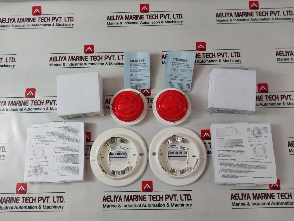 Siemens Hfp-11 Fire Alarm Smoke Heat Detector With Db-11E Detector Base