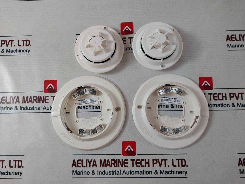 Siemens Hfp-11 Fire Alarm Smoke Heat Detector With Db-11E Detector Base