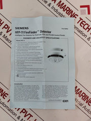 Siemens Hfp-11 Smoke Detector 500-033290