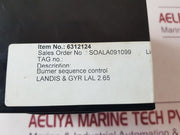 Siemens lal2.65 oil burner control serie 02