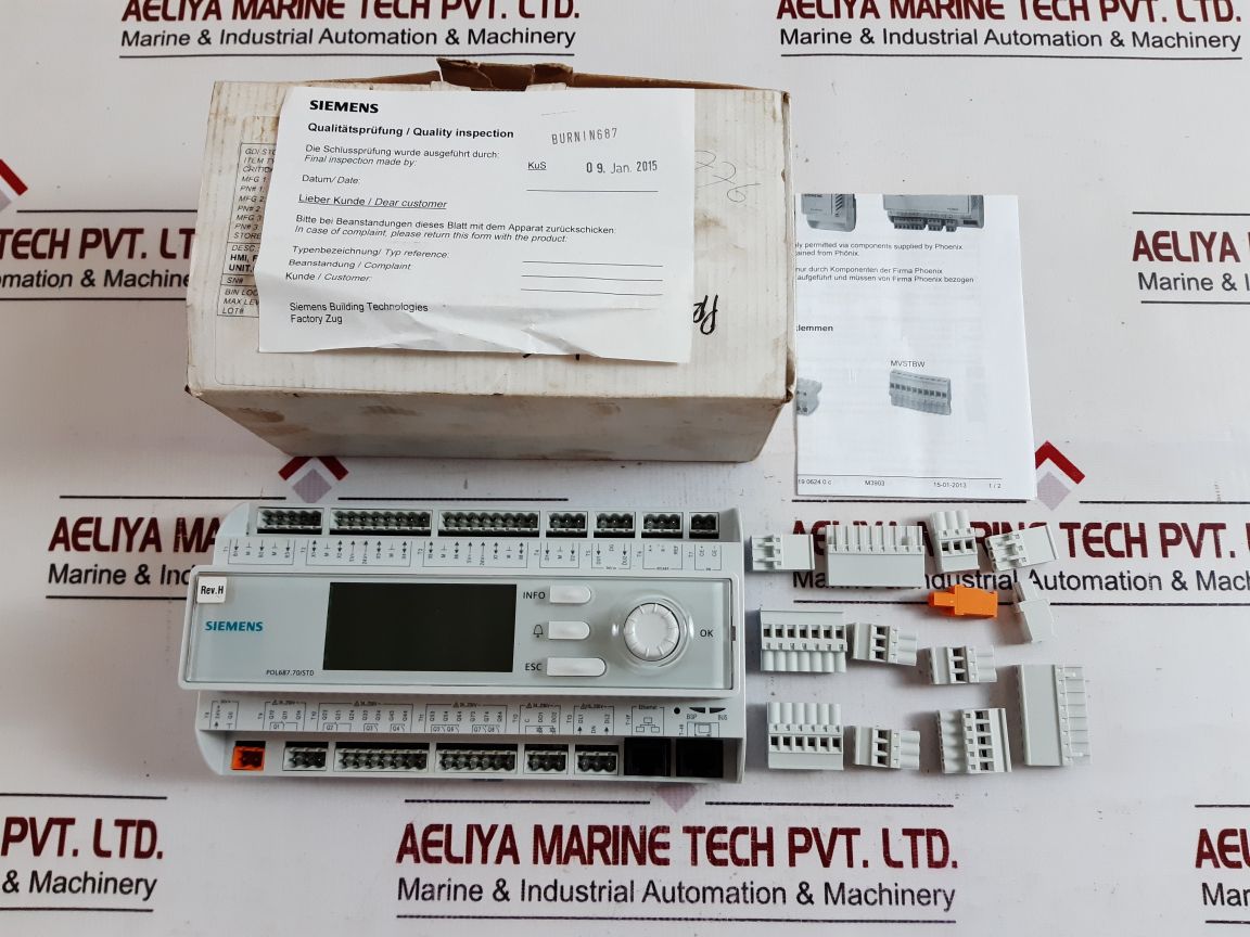 Siemens Pol687.70/Std Programmable Controller Set Rev. H