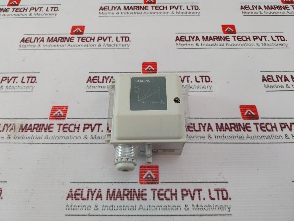 Siemens Qbm66.204 Differential Pressure Sensor 24V 50/60Hz