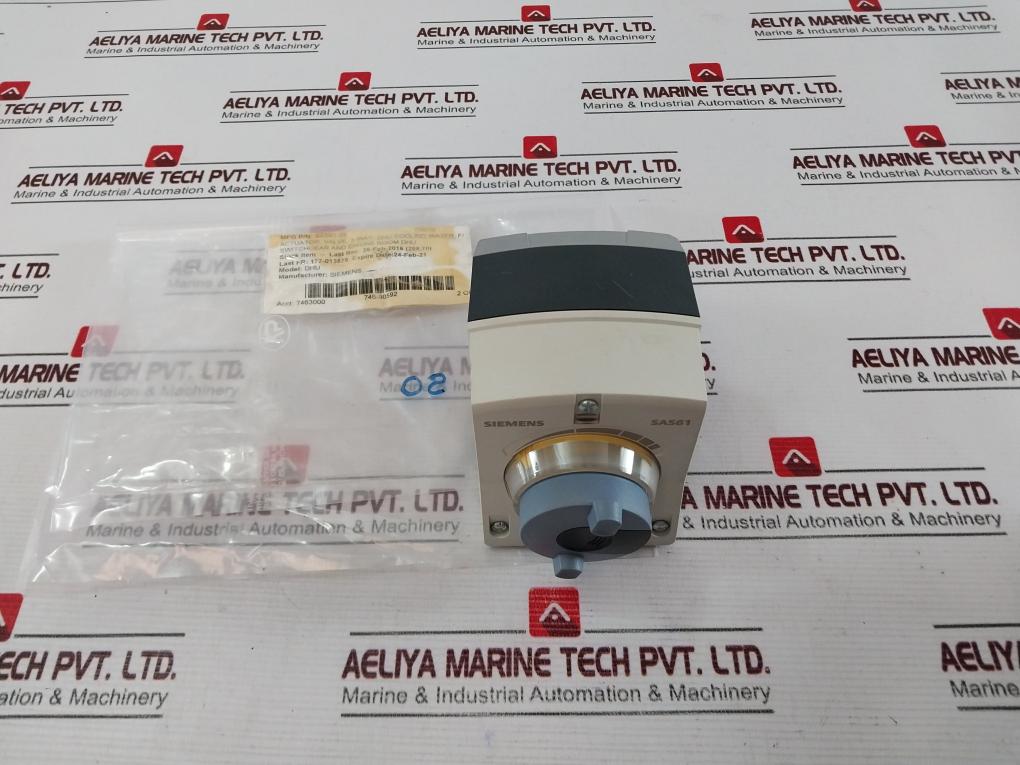 Siemens Sas61.03 Electromotoric Actuator Valve Dhu Class 2