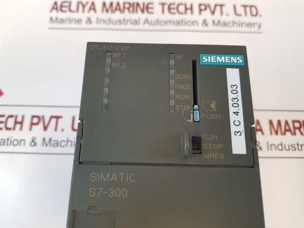 Siemens 6Es7 317-2Aj10-0Ab0 Cpu Module 