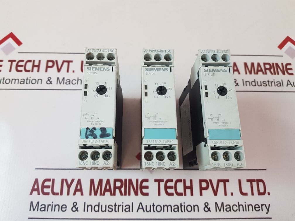 Siemens 3Rp1512-1Ap30 Time Relay 240V