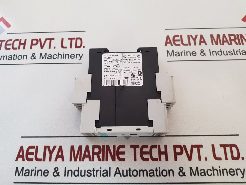 Siemens 3Rp1525-1Bp30 Time Relay 24V Ac/Dc