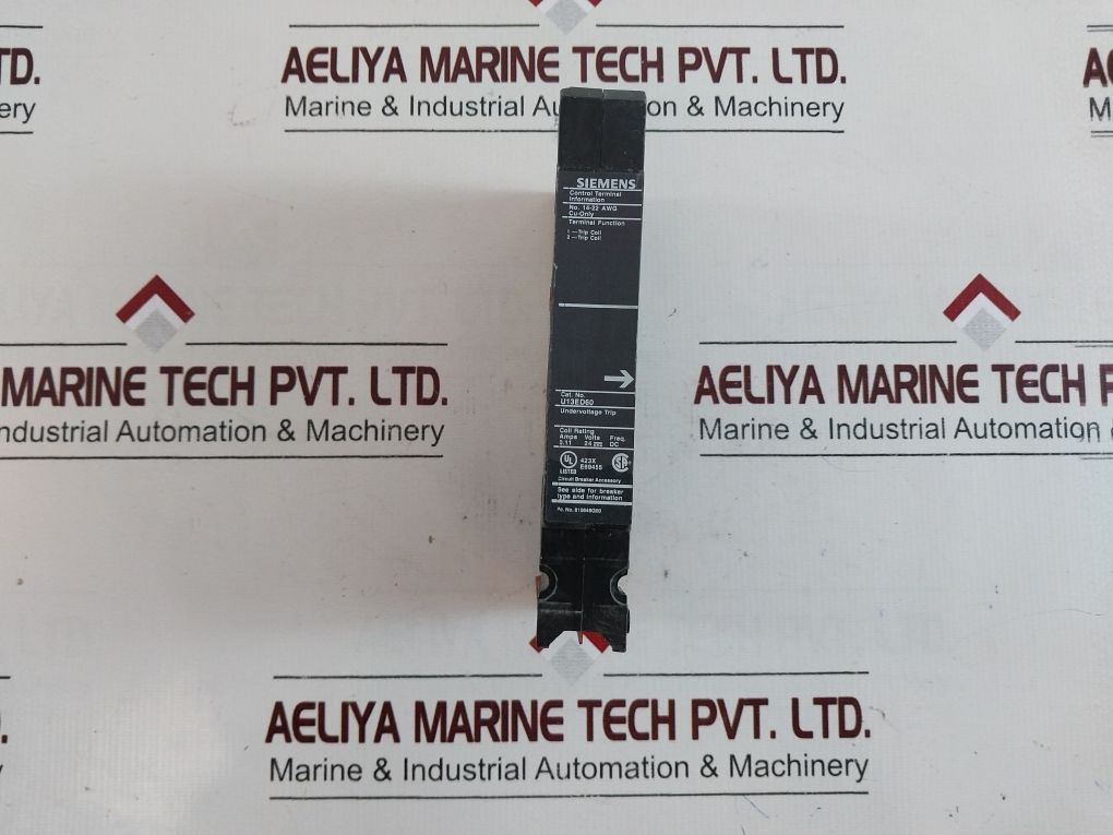 Siemens U13Ed60 Undervoltage Trip