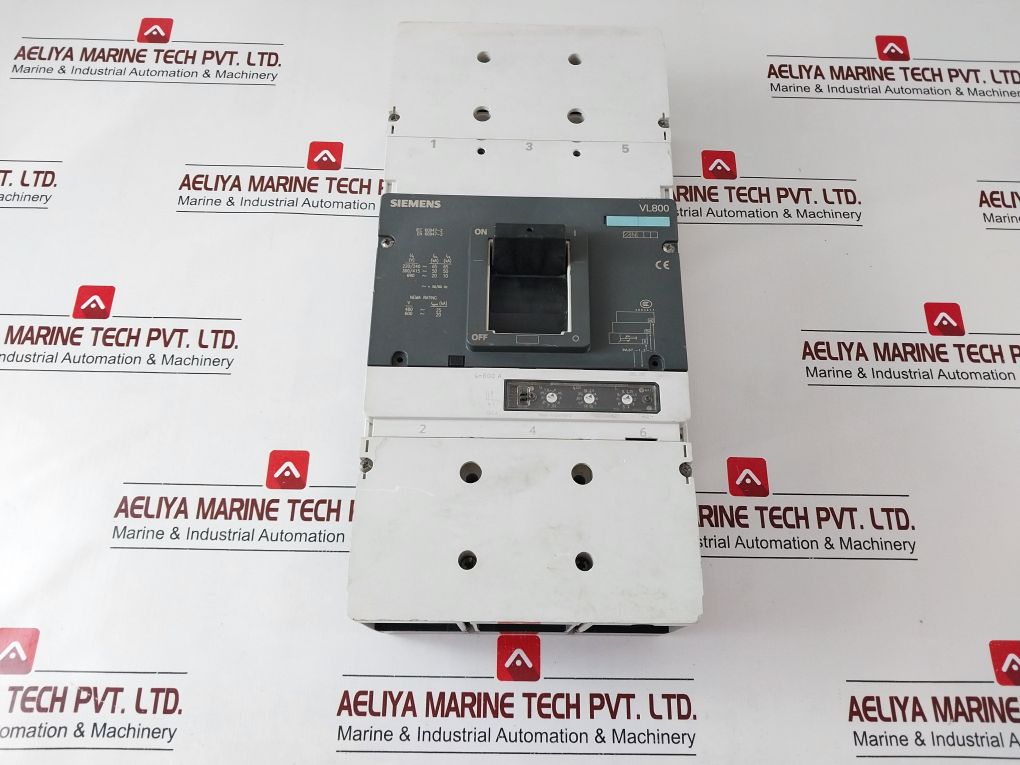Siemens Vl800 N Circuit Breaker 3Vl6780-1Aa36-0Aa0 800A