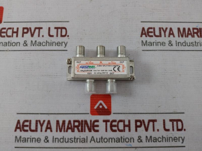 Signalmax Splss4Ppsm Rear Channel Compatible For Cable Antenna Satellite System