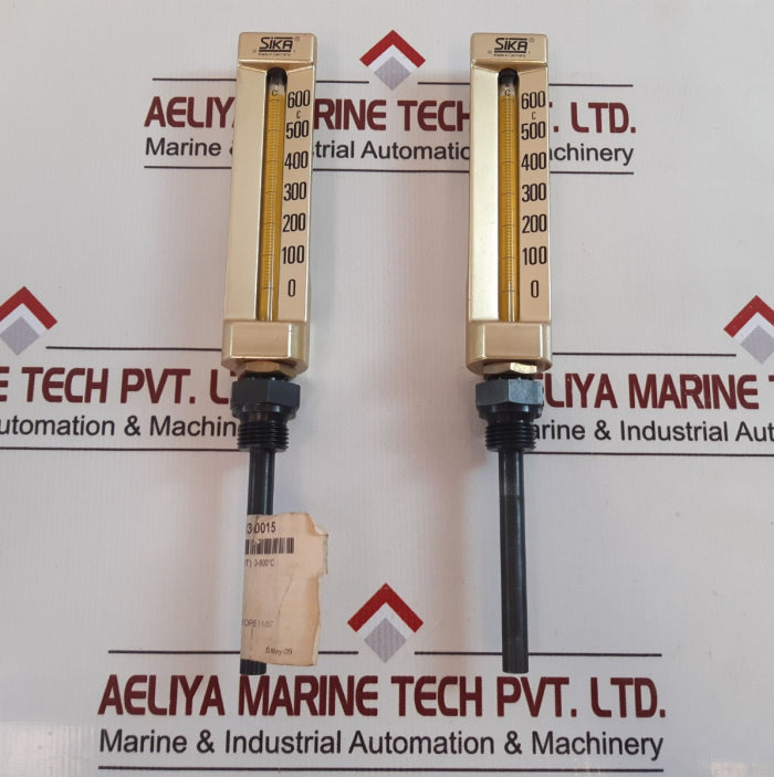 Sika Glass Tube Thermometer 0-600°C