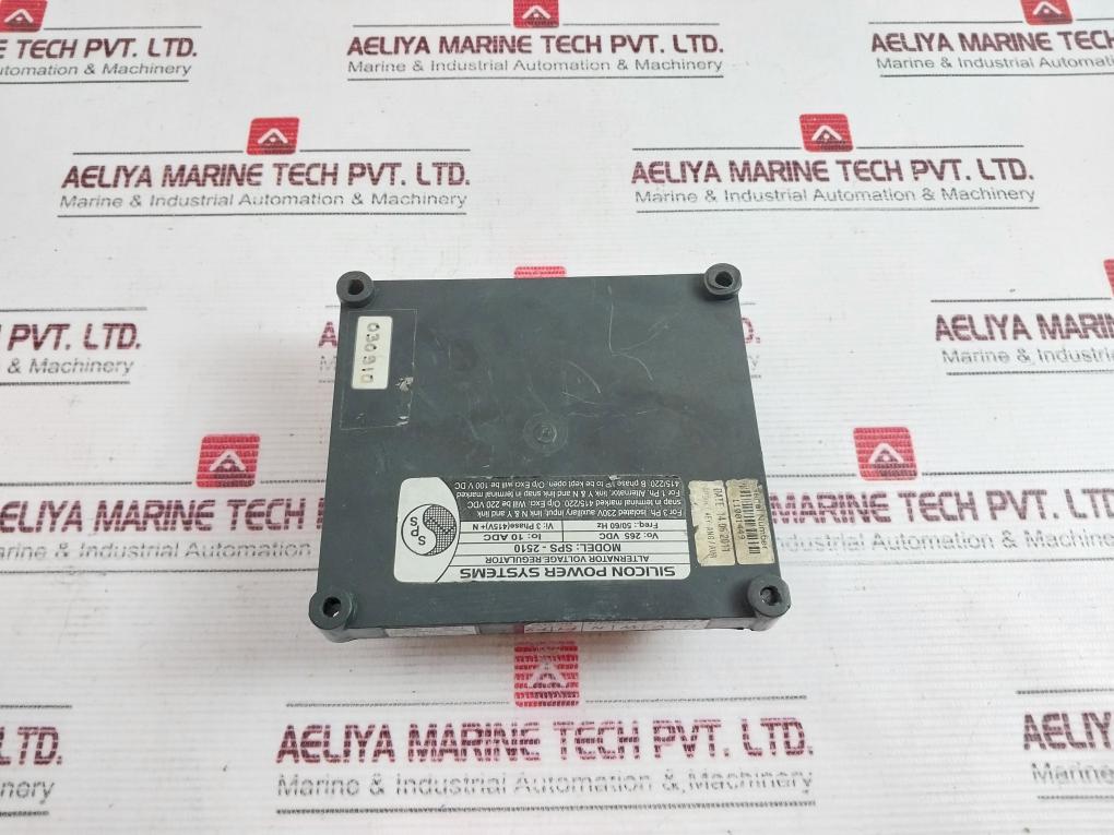 Silicon Power Systems Sps-2510 Alternator Voltage Regulator 265V Dc 50/60 Hz