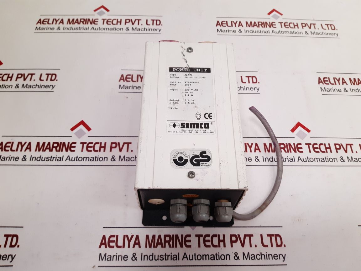 Simco A2A7S 230Vac 50Hz 0.2A Power Unit 08.05.25.7000