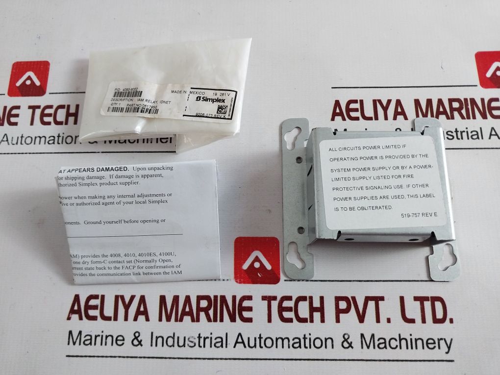Simplex 4090-9002 Relay Module 0617950 – Aeliya Marine