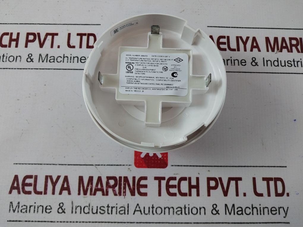 Sensor Head Simplex Lot of 3X Simplex 4098-9733 heat detector head – Aeliya Marine