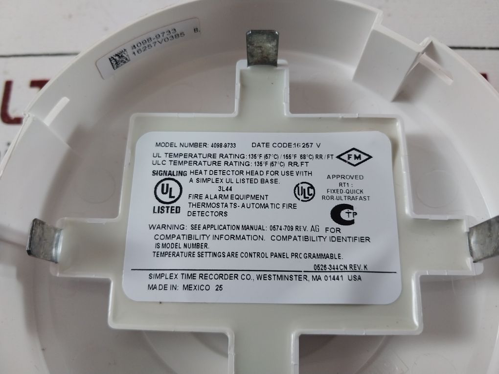 Sensor Head Simplex Lot of 3X Simplex 4098-9733 heat detector head – Aeliya Marine