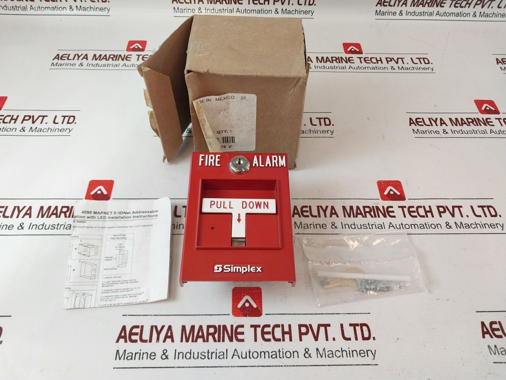 Simplex 4099-9004 Fire Alarm Addressable Manual Station
