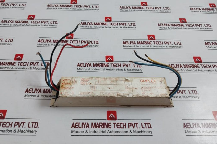 Simplex M427/40/P/Q221 Fluorescent Lamp Ballast A01.335.227 110V 50Hz 160Ma