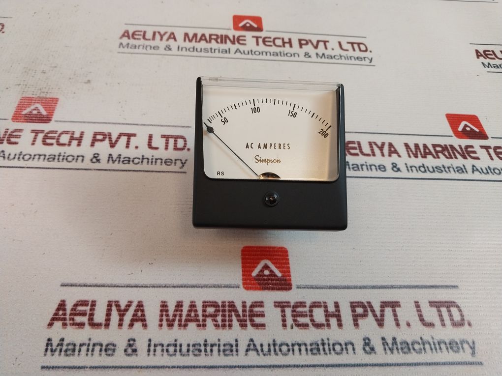 Simpson 1357 Md Ampere Meter 0-5 Amps Ac