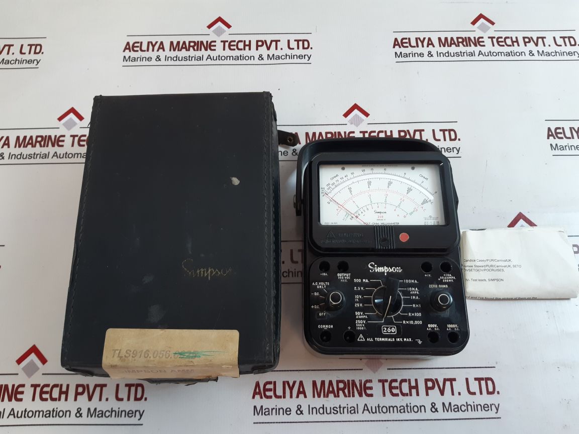 Simpson 260 series 8 volt-ohm-milliammeter