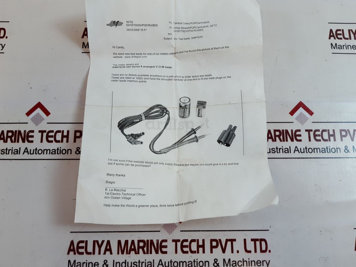 Simpson 260 series 8 volt-ohm-milliammeter