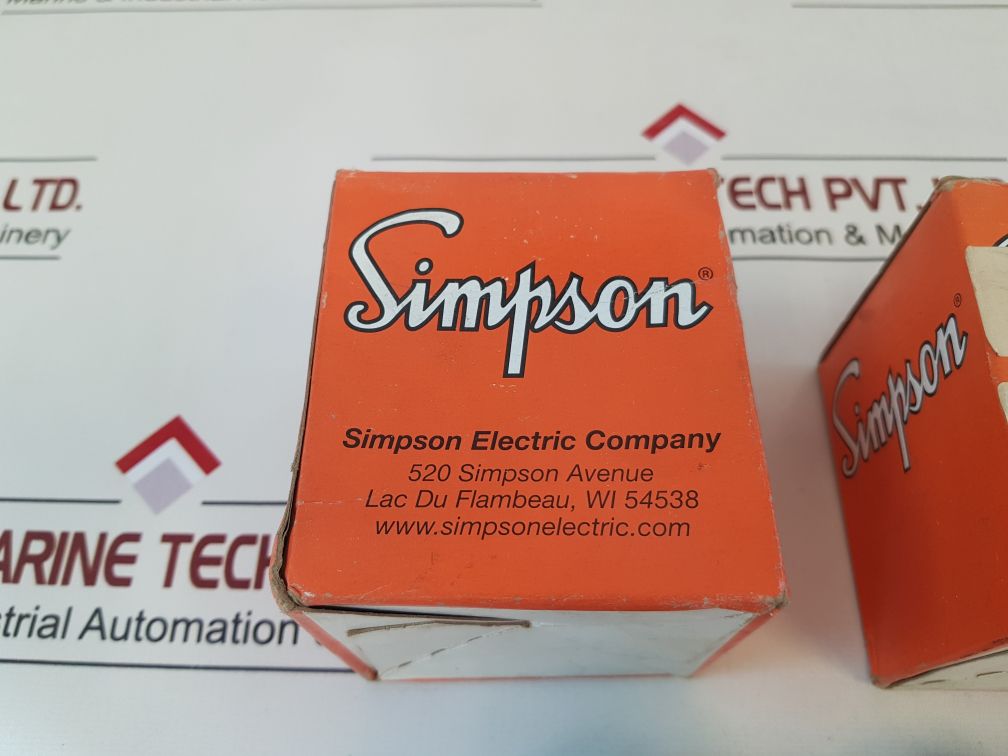 Simpson 713 957 8586 Volts Panel Meter