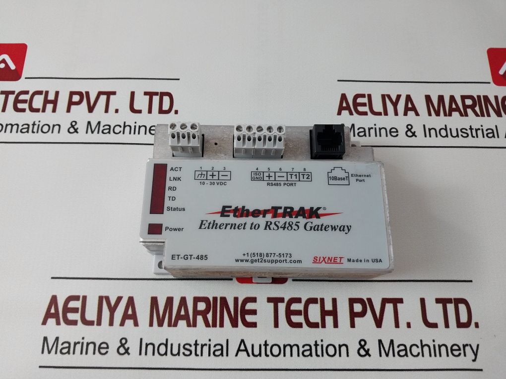 Sixnet Et-gt-485-1 Ethernet To Rs485 Gateway Et-gt-485