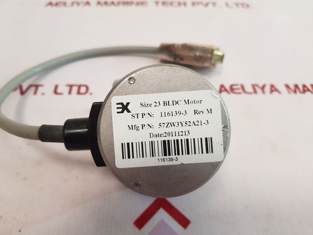 3X Motion Technologies 116139-3 Rev M Size 23 Bldc Motor