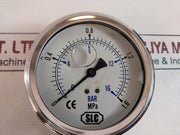Slc 0-16 Bar Pressure Gauge 0-1.6 Mpa