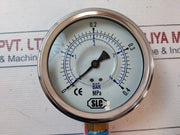 Slc 0-4 Bar 0-0.4 Mpa Pressure Gauge