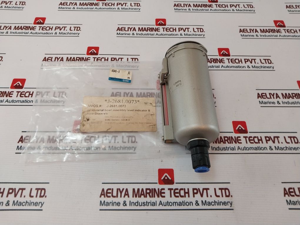 Smc Ad48-8 Filter Bowl, Auto Drain J-2681.0073