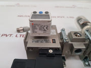 Smc Av2000-x1Q7197C Air Comb With Av2000-f02-5D0-q Valve And Ise40A-01-y