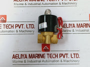 Sns Pneumatic 2W-025-08 Series Solenoid Valve Brass High Temperature