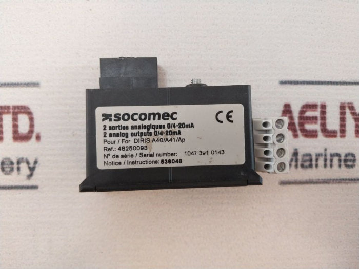 Socomec 48250093 Analog Output Module – Aeliya Marine