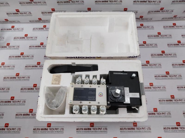 Socomec Mcos-4P-200A Pole Bypass Changeover Switches 125A-1600A 230Vac