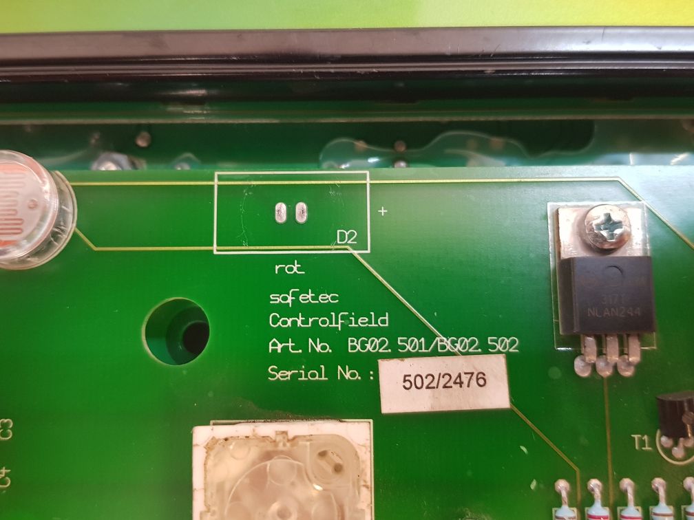 Sofetec Control Field Bg02.501/Bg02.502 Control Module For Sds-48