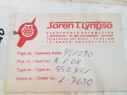 Soren T.Lyngso 990-451 Pcb CardÂ 