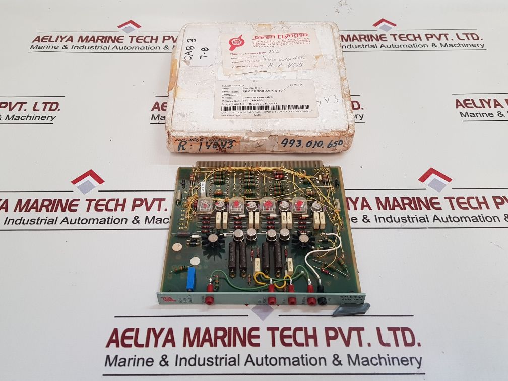 Soren T.Lyngso 993.010 650 Rpm Error Amplifier 757954