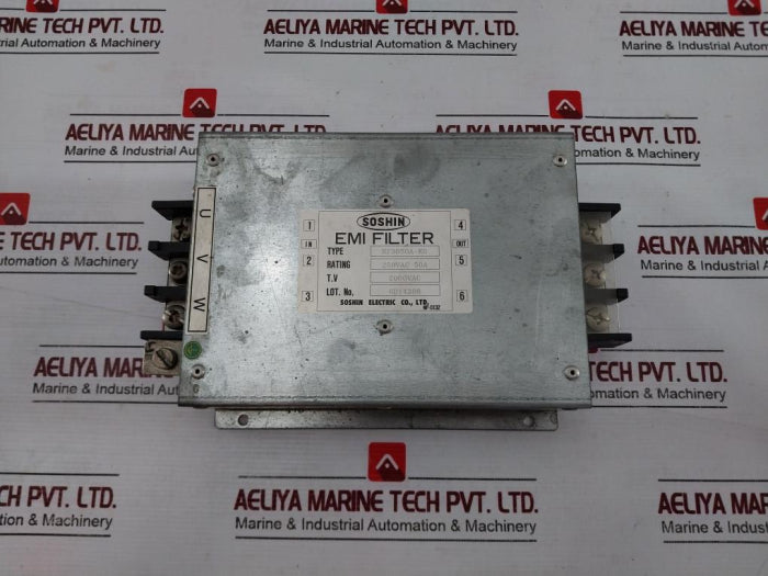 Soshin Nf3050A-kg Emi Filter 2000Vac 250Vac 50A