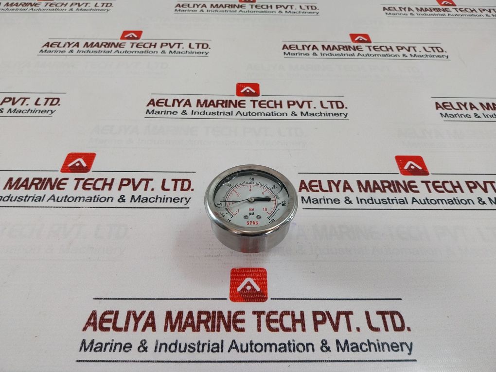 Span -15-0-150 Psi Pressure Gauge