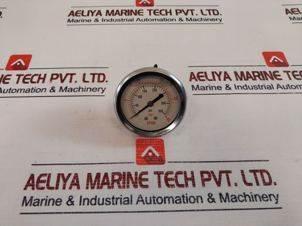 Span 0-350 Psi Pressure Gauge 0-25 Bar