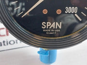 Span 02-0867-t Pressure Gauge 0-3000 Psi