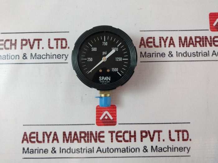 Span 02-1229-t Pressure Gauge 0-1500 Psi