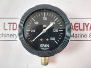 Span 02-1229-t Pressure Gauge 0-1500 Psi