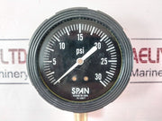 Span 02-1608-t 0-30 Psi Pressure Gauge