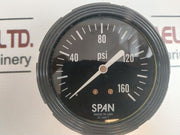 Span 02-1899-t Pressure Gauge 0-160 Psi