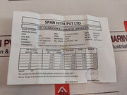 Span Hitek Pgs Pressure Gauge 0-230 Psi