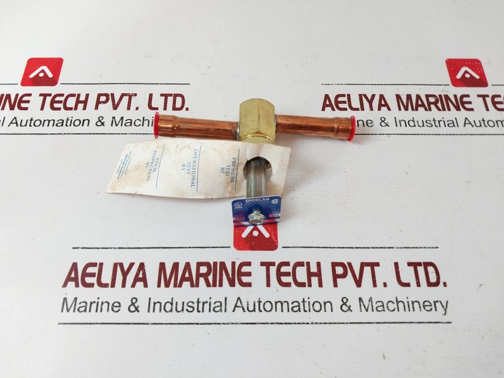Sporlan E6S140 Solenoid Valve 1/2" Odf Solder Extended Connections